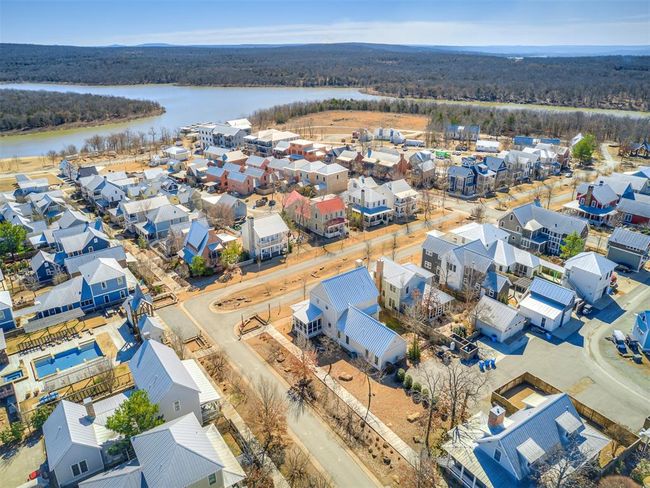 Aerial view featuring a residential view and a water view | Image 45