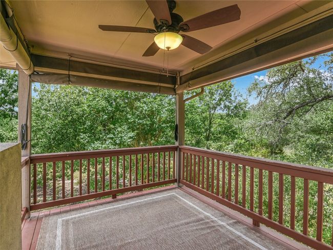 The covered balcony off the back of the home is an optional upgrade for this floor plan. | Image 23
