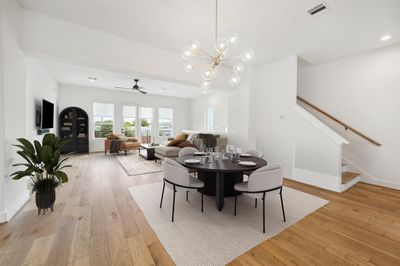 Enjoying evenings at home or entertaining are made simple in this fabulous space. Virtual staging provides a glimpse of the possibilities. | Image 1