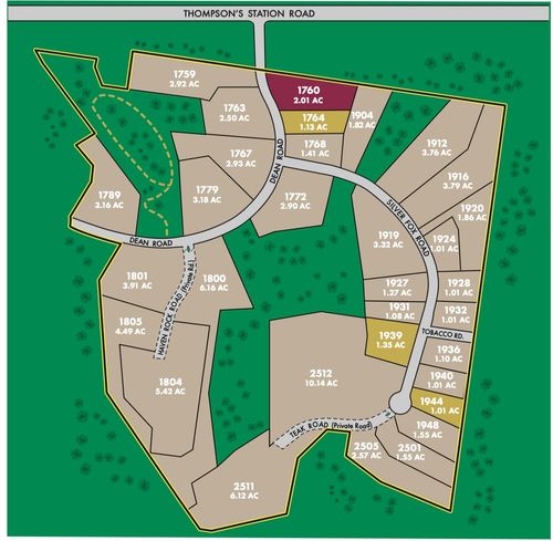 1944 Silver Fox Rd, Thompsons Station, TN, 37179-9805 | Card Image