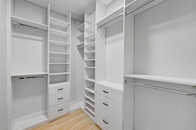 Walk in closet with custom built-ins | Image 20