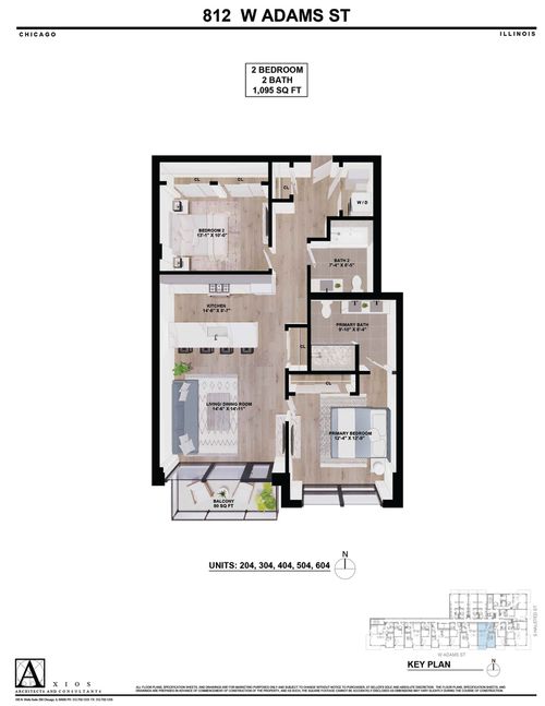 unit-604-812 W Adams St, Chicago, IL, 60607-5234 | Card Image