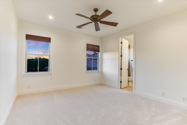 Bedroom 3 upstairs with its own private bathroom, new carpet | Image 29