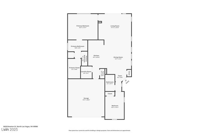 6620 Roseton St, House other with 2 bedrooms, 2 bathrooms and null parking in North Las Vegas NV | Image 48