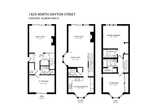 1826 N Dayton St, Chicago, IL, 60614-5003 | Card Image