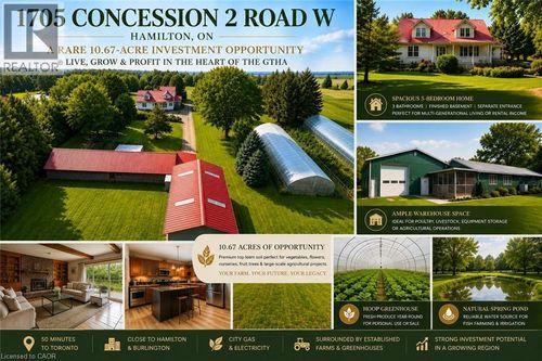 1705 W 2nd Concession Road, Hamilton, ON, L0R1T0 | Card Image