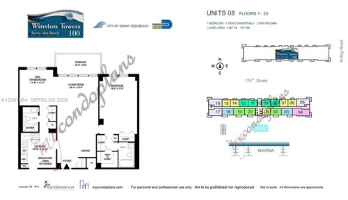 1808-250 174th St, Sunny Isles Beach, FL, 33160-3323 | Card Image