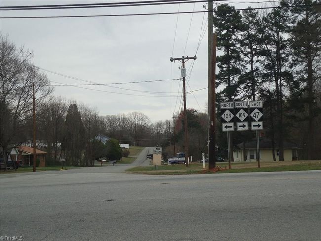 Viewing East along Salisbury St from its intersection with NC Hwy 109. | Image 11