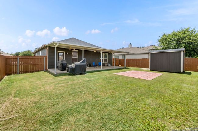 Comes with a handy shed for storage. | Image 25