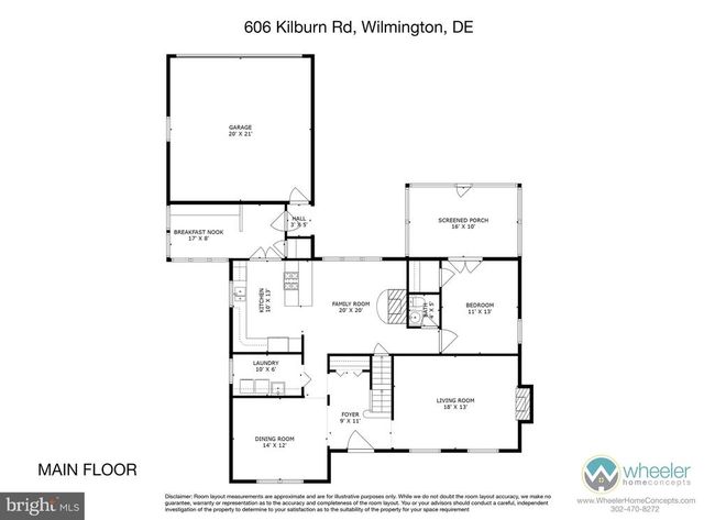 606 Kilburn Rd, House other with 4 bedrooms, 3 bathrooms and null parking in WILMINGTON DE | Image 6
