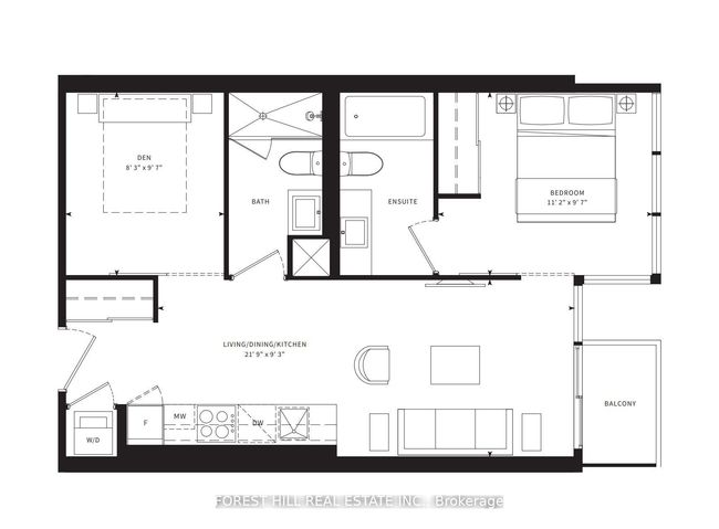 3221 - 19 Western Battery Rd, Condo with 2 bedrooms, 2 bathrooms and null parking in Toronto ON | Image 11