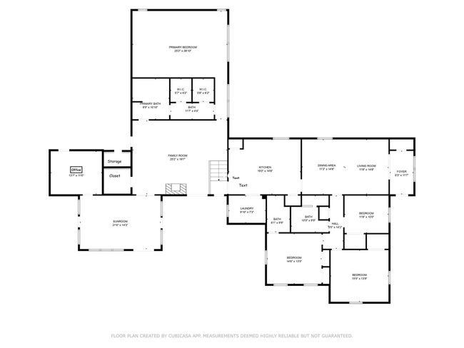 4, 246 square feet featuring 3 separate living areas, 2 dining areas, 4 bedrooms, 3 bathrooms, and an office! Measurements may not be exact. | Image 26