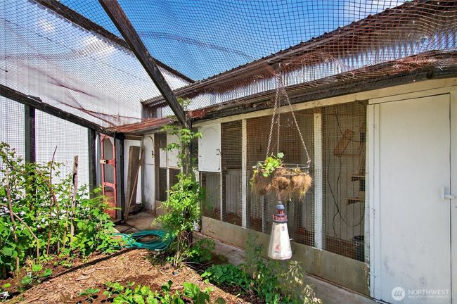 Wonderful 4X24 walkin chicken coop right at garden. Nothing like fresh eggs. | Image 9
