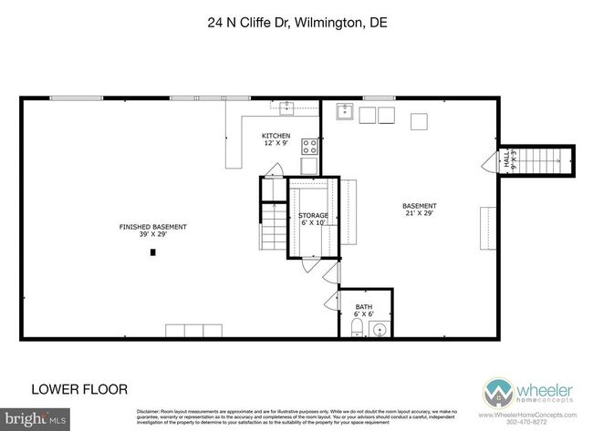 24 N Cliffe Dr, House other with 4 bedrooms, 4 bathrooms and null parking in WILMINGTON DE | Image 43