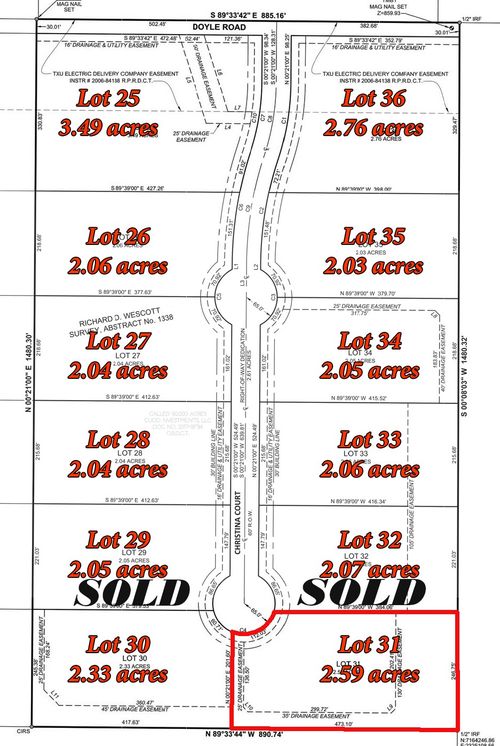 7299 Christina Court, Krum, TX, 76249 | Card Image